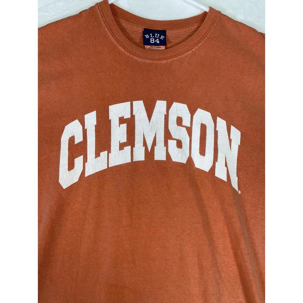 Blue 84 Orange Clemson Tigers College Football NCAA Classic T-Shirt Size Medium - Picture 2 of 7